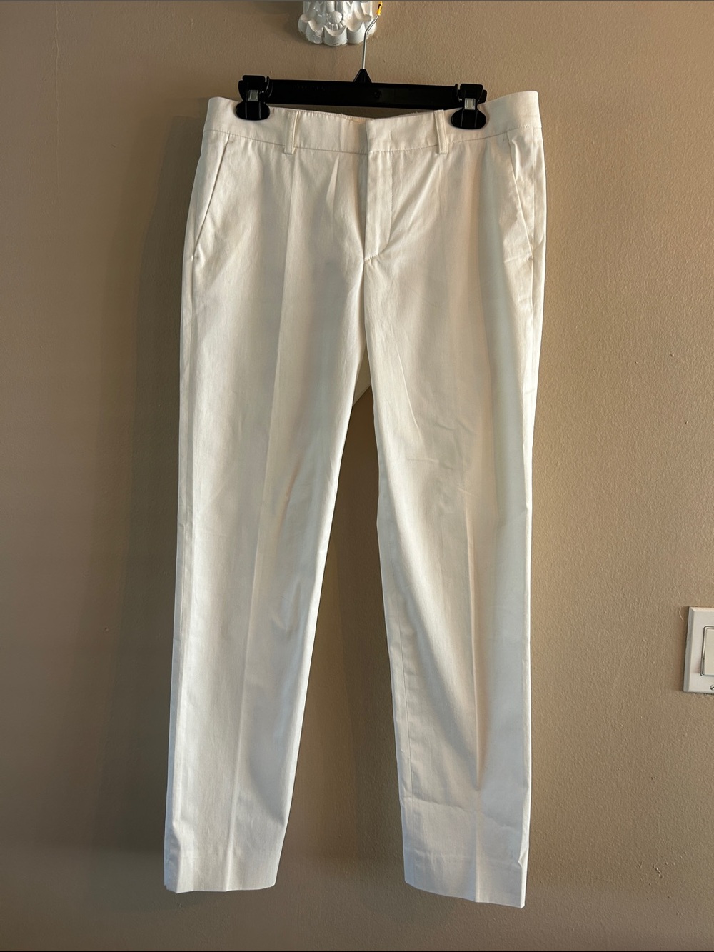 BOGNER white cotton blend pants size 8